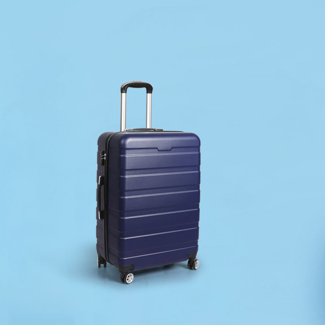 Slimbridge 20" Carry On Luggage Case Navy 20 inch-2006733064121749511