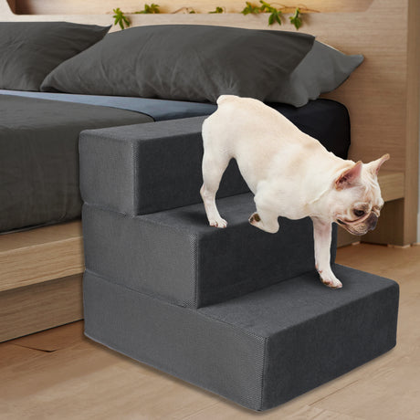 PaWz Multi-steps Dog Ramps For High Double 9KG-2018816787419893767