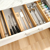 Levede Natural 4 Pack Bamboo Expandable Drawer Divider-2006733417491861511
