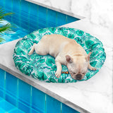 PaWz Pet Cool Gel Mat Cat Bed Dog Bolster M Medium - Close-Up Angle