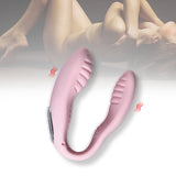 Urway Vibrator Double Shock Clitoris Pink - Close-Up Angle