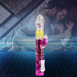 Urway Rabbit Vibrator Masturbator Thrusting Pink - Rear View