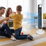 Spector Tower Fan Portable Oscillating White - Close-Up Angle