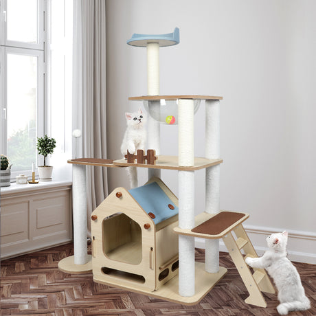 PaWz Cat Tree Scratching Post Scratcher-2006732991426072583