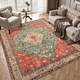 Marlow Floor Rug Vintage Polyester Washable Area Rugs-2011971111113330695