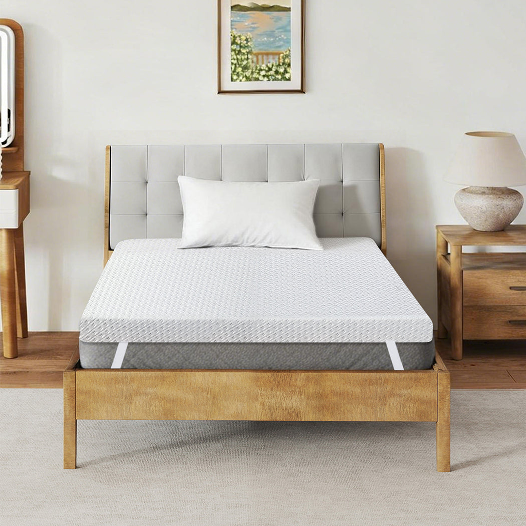 Dreamz Dual-Layer Memory Foam Mattress Topper 10cm-2017004948486754311