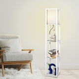 EMITTO Floor Lamp Storage Shelf LED White-2006733078575321095