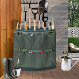 Lambu Garden Tools Rack Shed Storage - Close-Up Angle