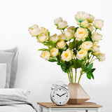 Lambu Artificial Flowers Silk Roses Yellow-2018816640698945543