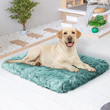 PaWz Dog Mat Pet Calming Bed Memory L Green Large - Close-Up Angle