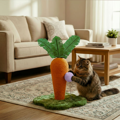 Pawz Cat Scratching Post Cute Carrot Scratching Post-2011971127928295431