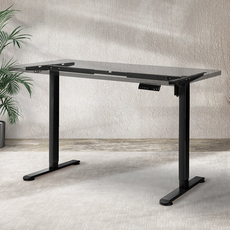 Levede Motorised Standing Desk Frame Black Single Motor-2018816913609723911