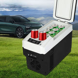 Spector Portable Car Fridge 12V Mini Refrigerator Freezer Camping Travel Cooler - Close-Up Angle