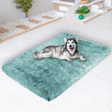 PaWz Dog Mat Pet Calming Bed Memory XXL Green XX-Large - Close-Up Angle