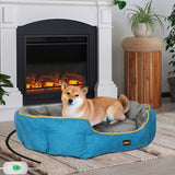 PaWz Electric Pet Heater Bed Heated M Blue Medium-2018816748840685575