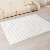 Marlow Area rug large Shaggy Faux Rabbit Fur 120x160CM - Close-Up Angle
