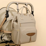 Mummy Backpack Nappy Diaper Bag Baby Travel Changing - 45-Degree Angle