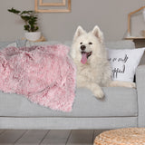 PaWz Dog Blanket Pet Cat Mat Puppy Warm Pink - Close-Up Angle