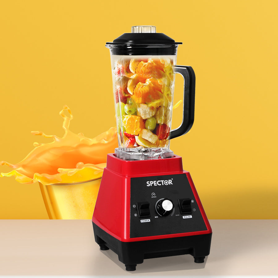 Spector 2L Commercial Blender Mixer Red-2019213014623981575