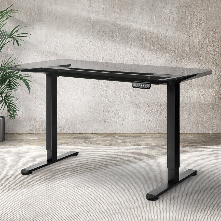 Levede Motorised Standing Desk Frame Black Dual Motor-2018816931775254535