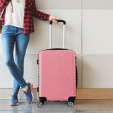 Slimbridge 20" Carry On Travel Luggage Rose 20 inch-2006733061781327879