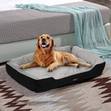 PaWz Pet Bed Dog Beds Bedding Mattress XL Black X-Large - Close-Up Angle