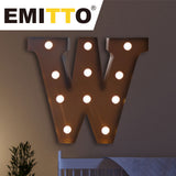 LED Metal Letter Lights Free Standing - Close-Up Angle