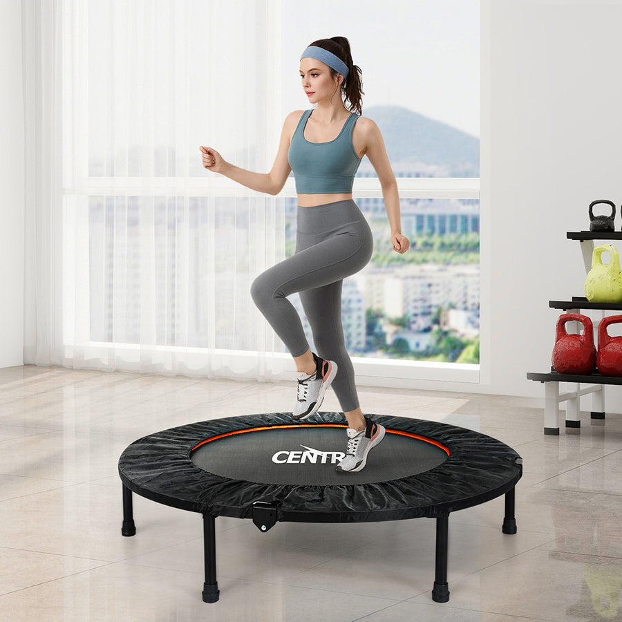 Centra 40 Inch Mini Trampoline Round Exercise Rebounder-2011971129593434119