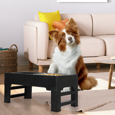 PaWz Elevated Pet Feeder 4 Height Adjustable-2006732994232061959