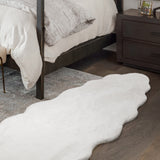 Marlow Floor Rug Area Rugs Cloud Fluffy 60X160cm White-2018816752720416774