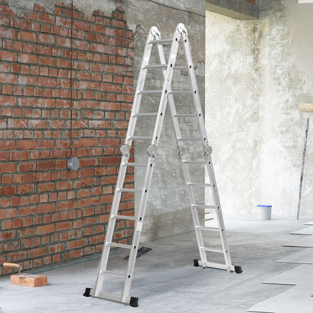 Traderight Multi Purpose Ladder Aluminium-2006733177888051207