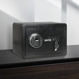 8.1L Digital Security Safe Box Fingerprint Key Lock - Close-Up Angle