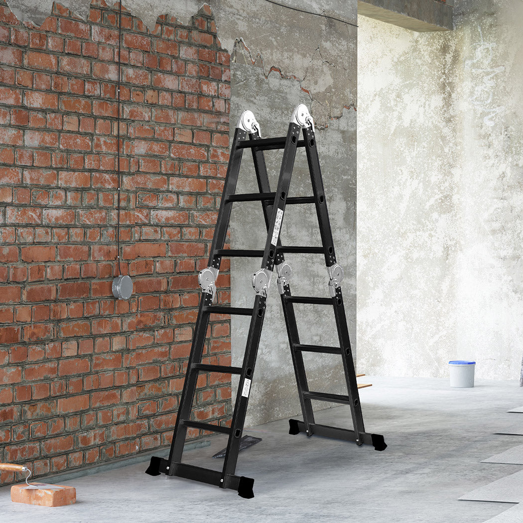Traderight Multi Purpose Ladder Aluminium 3.6Meter-2006733177384734727