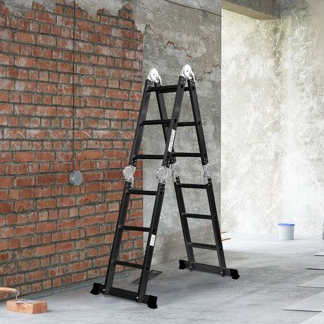 Traderight Multi Purpose Ladder Aluminium 3.6Meter-2006733177384734727