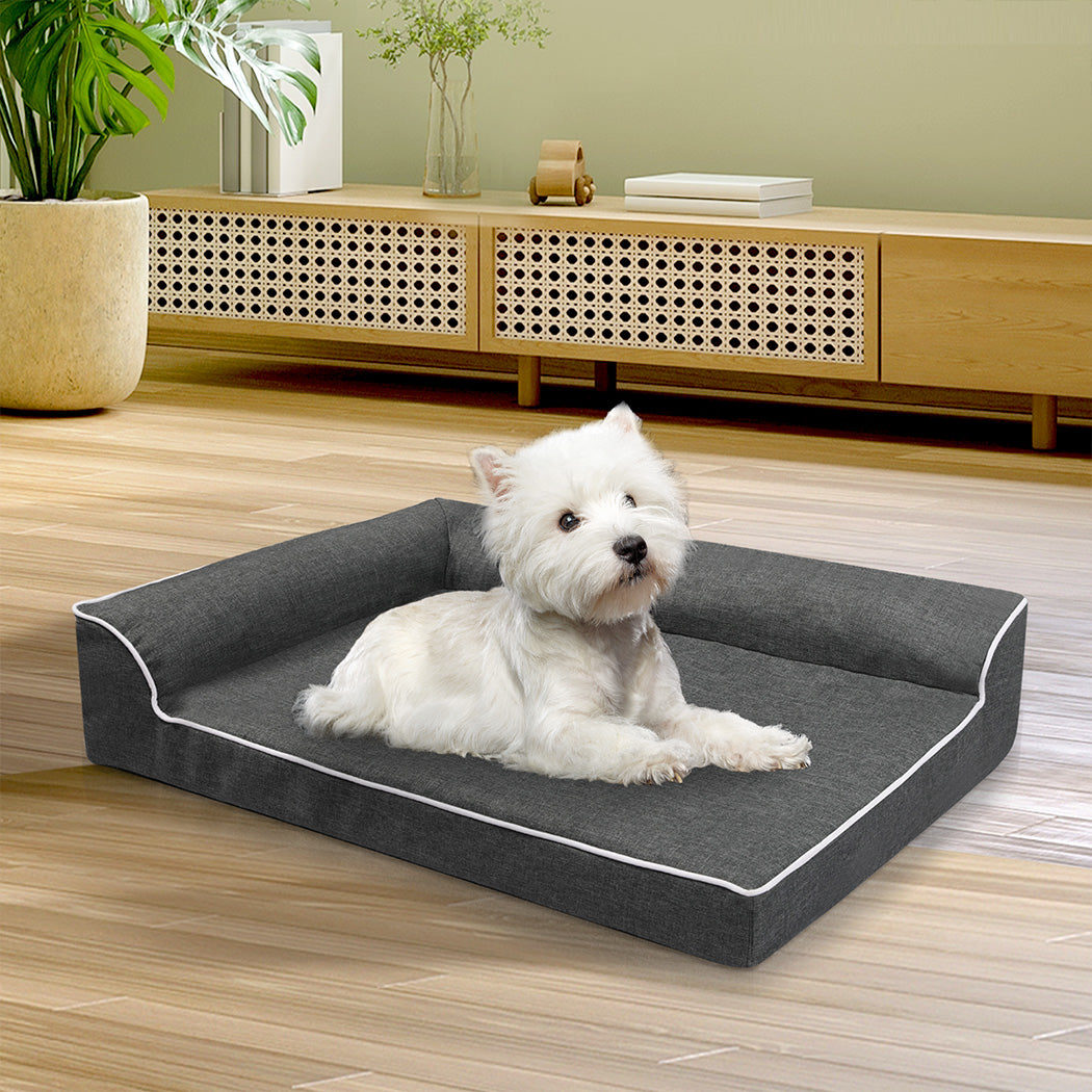 Pawz Orthopedic Dog Bed M Grey-2018816757749387271