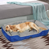 PaWz Pet Bed Dog Beds Bedding Mattress XXL Navy XX-Large - Close-Up Angle