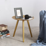 Levede Side Table Coffee Bedside End Golden - Close-Up Angle
