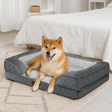 Pawz Orthopedic Memory Foam Pet Bed Dog Washable Mat - Close-Up Angle