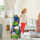 BoPeep 16''13'' 2PCS Kids Luggage Set Jungle - Close-Up Angle