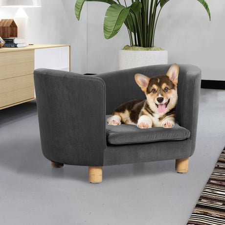 PaWz Luxury Elevated Sofa Anti-slip Grey-2006732966373494791