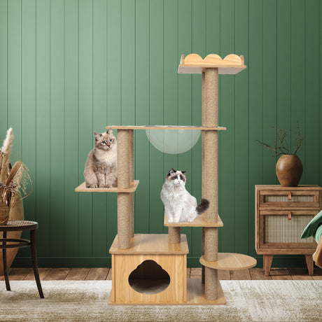 PaWz Cat Tree Scratching Post Scratcher-1954802553359306759