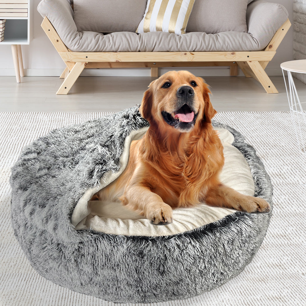 PaWz Pet Dog Calming Bed Warm Soft Plush XL X-Large-2018816798249586695