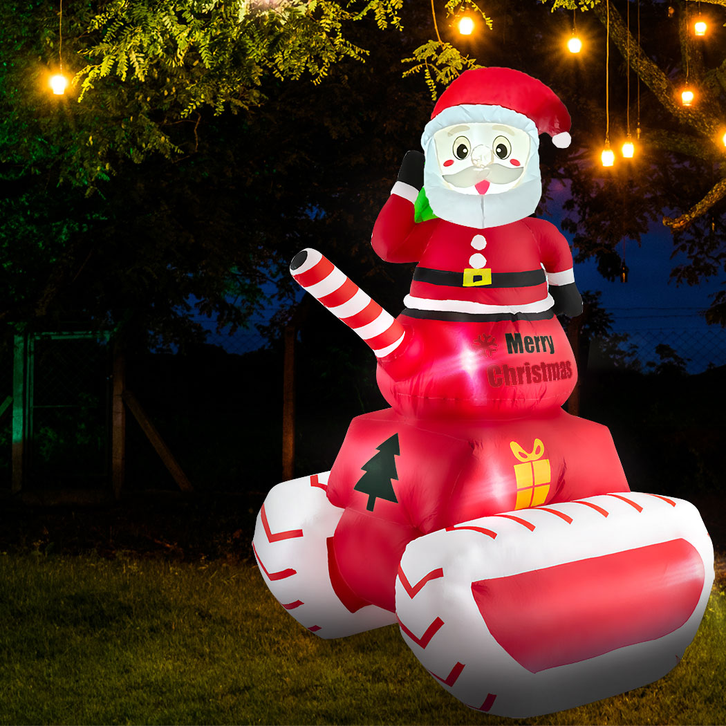 Santaco Christmas Inflatable Santa Claus-2018816814238273543
