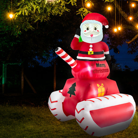 Santaco Christmas Inflatable Santa Claus-2018816814238273543