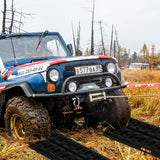 Manan 2x 4WD Recovery Tracks Boards - Close-Up Angle