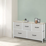 Levede Storage Cabinet Tower Chest Beige-2006733261870600198
