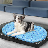 Pawz Pet Cooling Mat XL Blue - Close-Up Angle