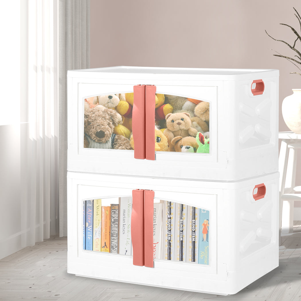 Plastic Storage Containers Stackable Red-2006733027073462279