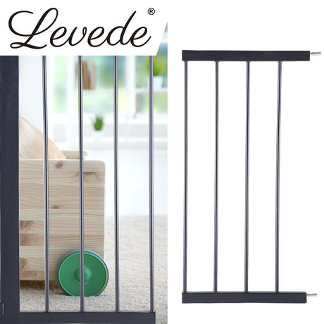 Levede Baby Safety Gate Adjustable Pet Black 30cm Extension-2018816616447479815