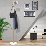 Levede Coat Rack Hat Clothes Stand Hanger Gold - Rear View